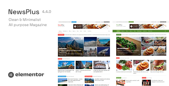 NewsPlus News and Magazine WordPress Theme preview
